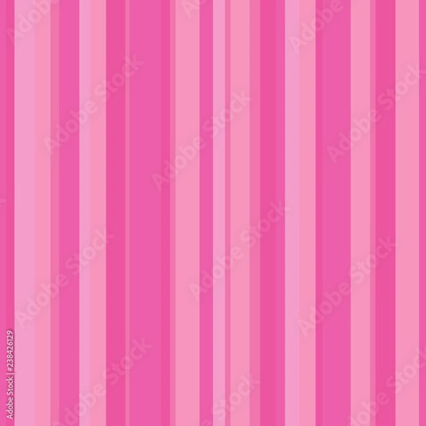 Obraz Abstract vector wallpaper with vertical red and pink strips. Seamless colored background. Geometric pattern