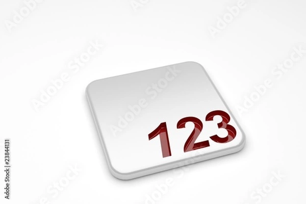 Obraz 123 numery