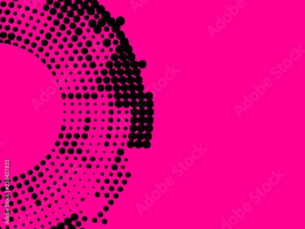 Obraz Abstract dot background. Polka dot background