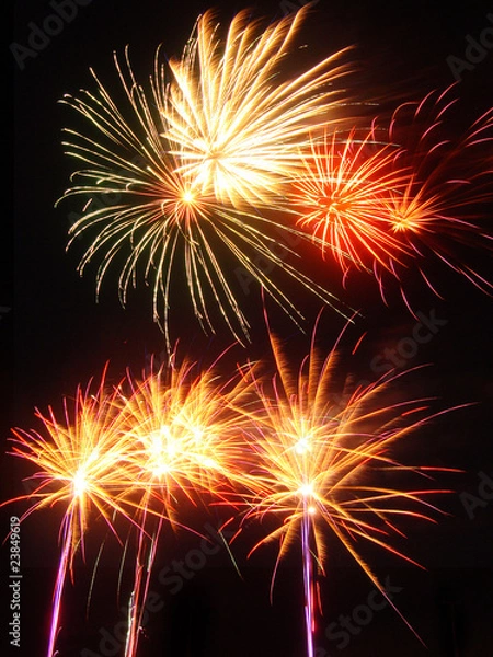 Fototapeta feux d'artifice