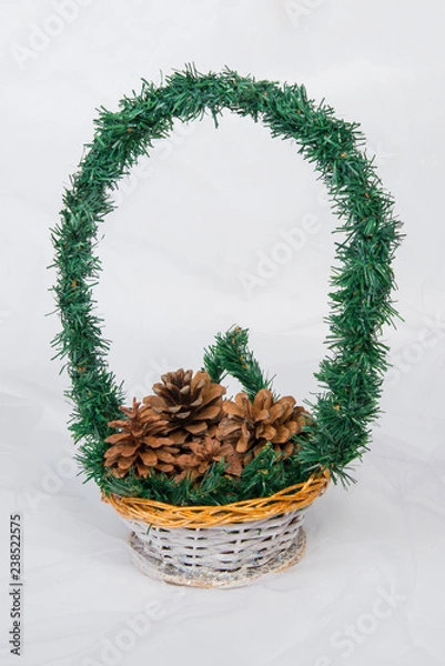 Obraz Шишки в каорзине