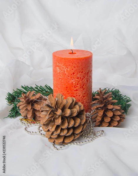 Obraz Горит свеча