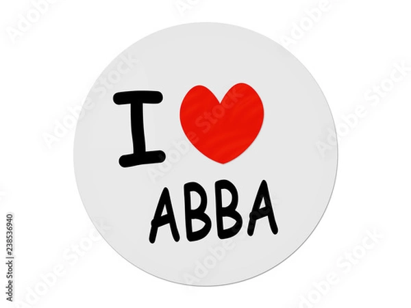 Obraz Uwielbiam Abbę