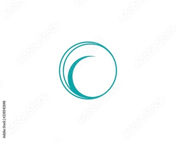 Fototapeta Vector abstract luxury logo design template.
Abstract circle logo design template.