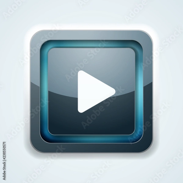 Obraz Play Button illustration