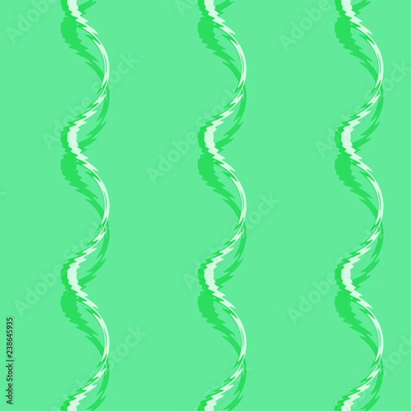 Fototapeta Seamless pattern background with multi-colored wavy lines.