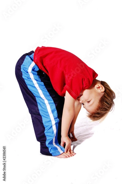 Fototapeta i can touch my toes