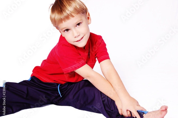 Fototapeta reach for your toes