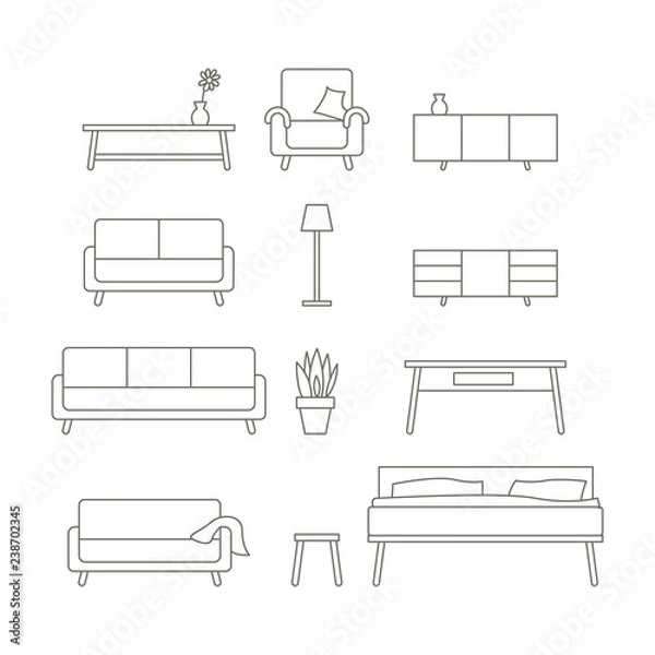 Obraz Moebel Outline