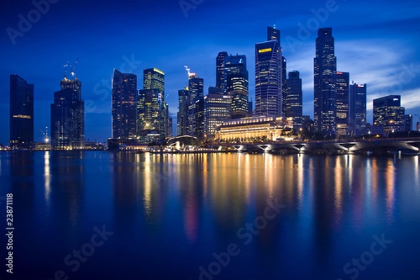 Obraz Skyline Singapuru