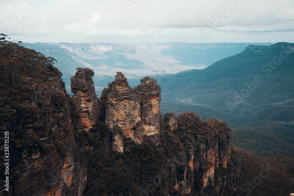 Fototapeta blue mountains