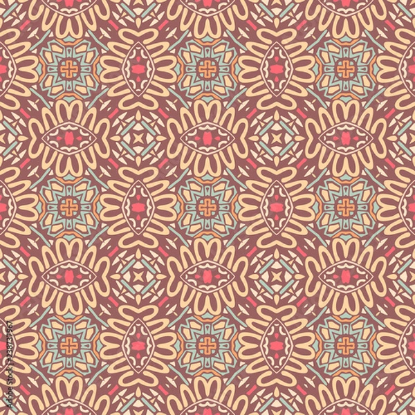 Fototapeta Abstract seamless ornamental  pattern