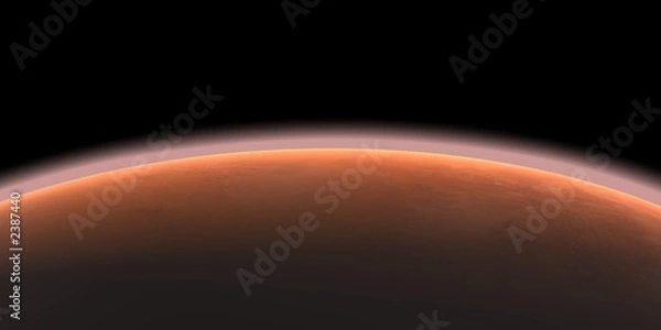 Obraz horyzont planety