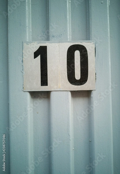 Fototapeta Number 10