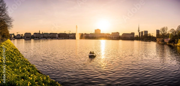 Fototapeta Alster Romantik Panorama