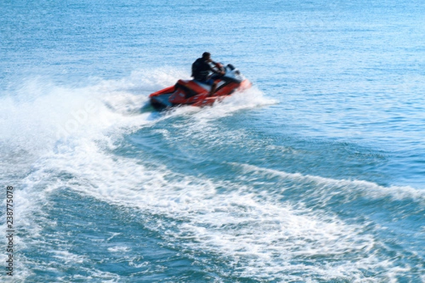 Obraz Man on jetski