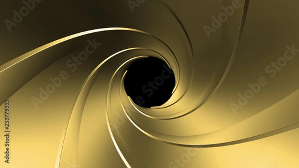 Fototapeta gun barrel,high resolution 3d rendering