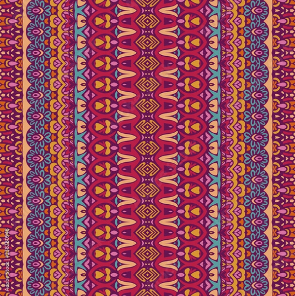 Obraz Tribal vintage abstract geometric ethnic seamless pattern ornamental