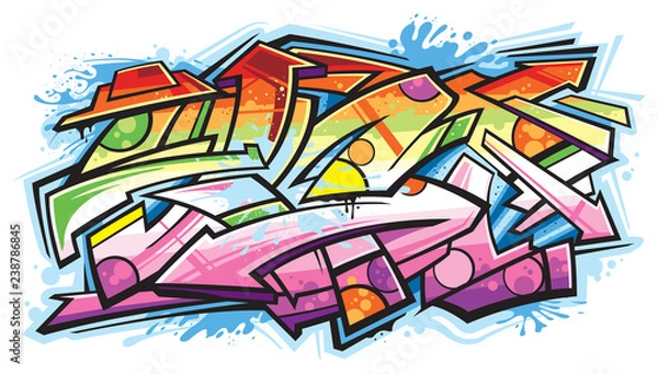 Fototapeta na wymiar Graffiti art