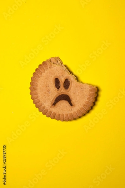 Fototapeta Sad cookie