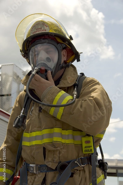 Fototapeta fire fighting equipment to keep people safe