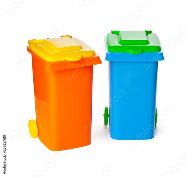 Obraz Recycle Bin Isolated on White Background.