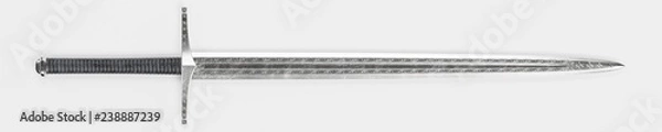 Fototapeta Realistic 3d Render of Viking Sword