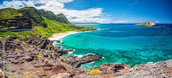 Fototapeta Punkt widokowy Makapu'u Point, Oahu, Hawaje