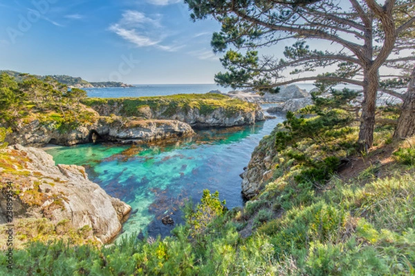 Fototapeta Point Lobos State Reserve at Highway 1 in California