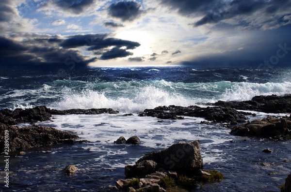 Obraz mare tempestoso