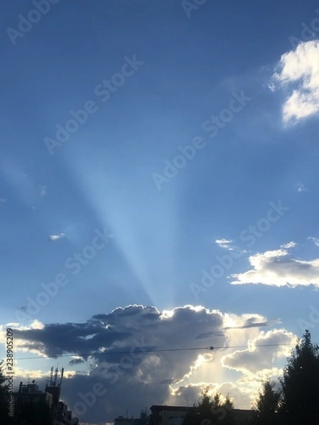 Fototapeta 天使のはしご