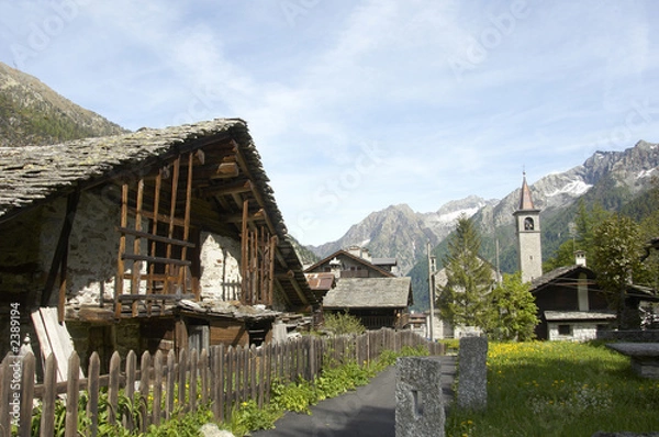 Fototapeta stara Macugnaga