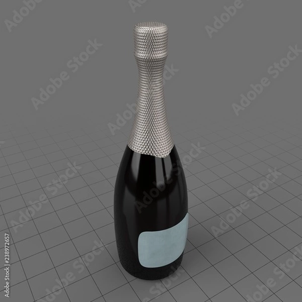 Obraz Champagne bottle