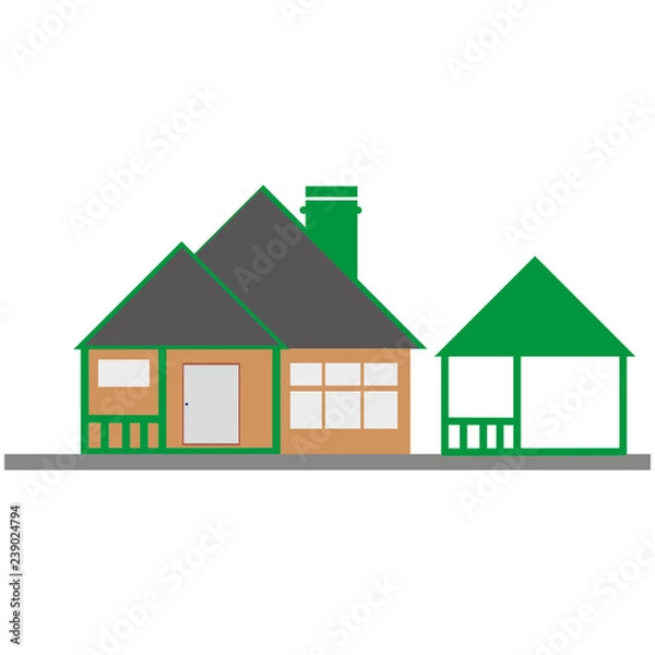 Fototapeta House Logo Template Design Vector