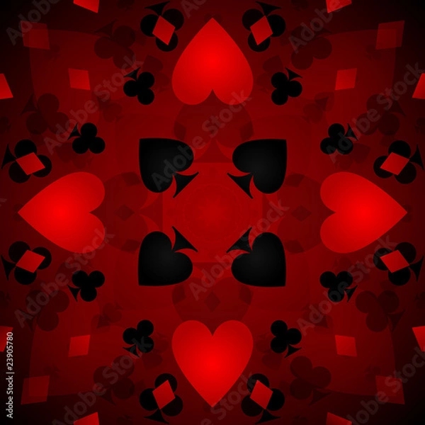 Obraz Kaleidoscope card background