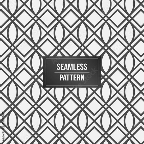 Fototapeta Geometric pattern background. Modern Abstract seamless pattern