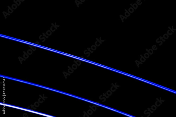 Obraz blue curved diagonal