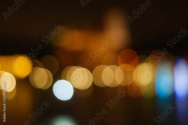 Obraz Colorful Light Bokeh Abstract Background.