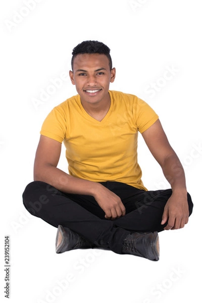 Obraz sitting crossed legs