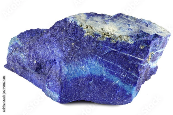 Obraz madani lapis lazuli z prowincji Badakhshan w Afganistanie na białym tle