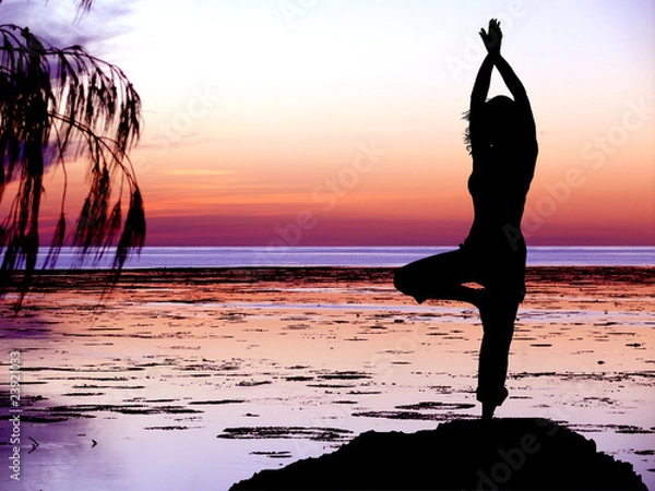 Obraz Yoga on Beach
