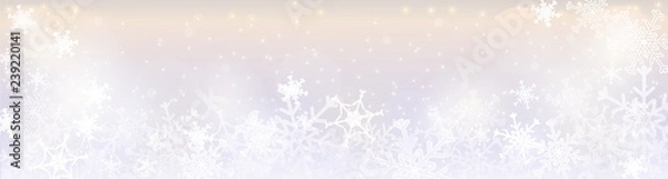 Obraz Zimowy baner - winter banner