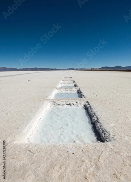 Obraz Salt pit in Bolivia