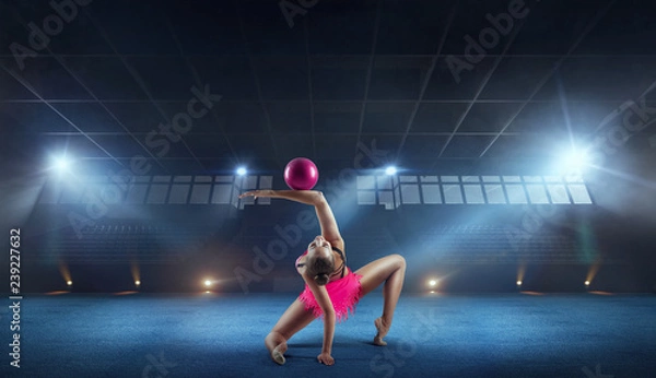 Fototapeta Rhythmic gymnastics