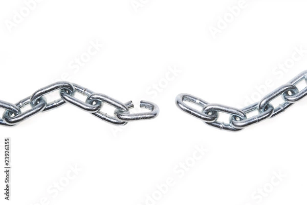 Obraz broken chain concept