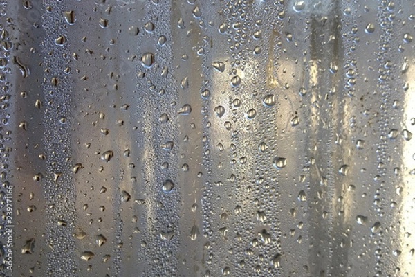 Obraz сткло в каплях воды