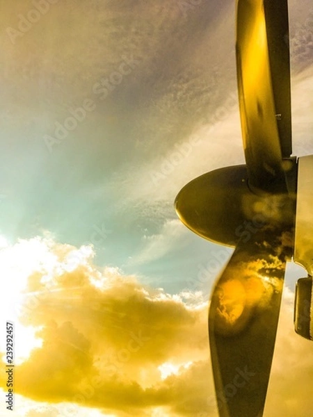 Obraz über den Wolken