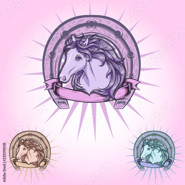 Fototapeta Horse. Long mane. 