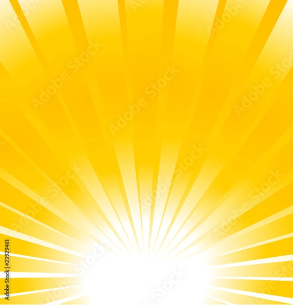 Obraz Sunburst vector background