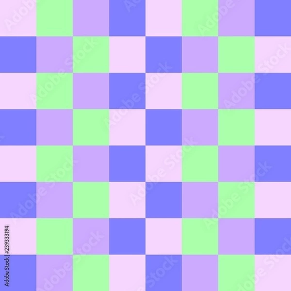 Fototapeta Geometric seamless pattern vector illustration, bright colors